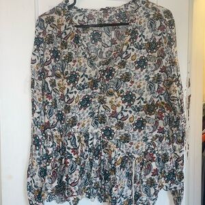 Floral Print Women's Top
